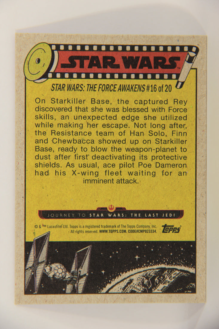 SW The Last Jedi Journey 2017 Card #86 Infiltrating Starkiller Base ENG Purple L020598
