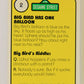 Seasame Street TV Show 1992 Trading Card #2 Big Bird 1 Balloon ENG Canada L020625