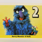 Seasame Street TV Show 1992 Trading Card #3 Herry Monster 2 Dolls ENG Canada L020626