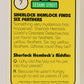 Seasame Street TV Show 1992 Trading Card #7 Sherlock Hemlock 6 Feathers ENG L020630