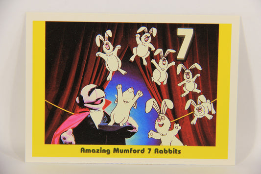 Seasame Street TV Show 1992 Trading Card #8 Amazing Mumford 7 Rabbits ENG L020631