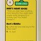 Sesame Street TV Show 1992 Trading Card #9 Bert 8 Socks ENG Canada L020632