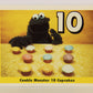 Sesame Street TV Show 1992 Trading Card #11 Cookie Monster 10 Cupcakes ENG L020634