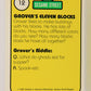Sesame Street TV Show 1992 Trading Card #12 Grover 11 Blocks ENG Canada L020635