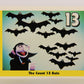 Sesame Street TV Show 1992 Trading Card #14 The Count 13 Bats ENG Canada L020637