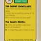 Sesame Street TV Show 1992 Trading Card #14 The Count 13 Bats ENG Canada L020637
