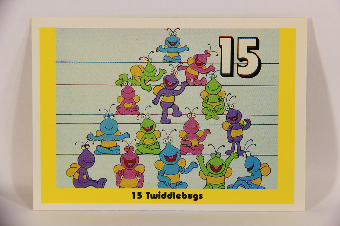 Sesame Street TV Show 1992 Trading Card #16 - 15 Twiddlebugs ENG Canada L020639