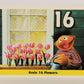 Sesame Street TV Show 1992 Trading Card #17 Ernie 16 Flowers ENG Canada L020640