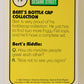 Sesame Street TV Show 1992 Trading Card #19 Bert 18 Bottle Caps ENG Canada L020642