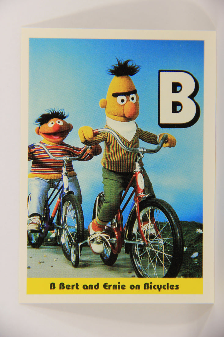 Sesame Street TV Show 1992 Trading Card #23 B Bert And Ernie On Bicycles ENG L020646