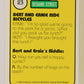 Sesame Street TV Show 1992 Trading Card #23 B Bert And Ernie On Bicycles ENG L020646