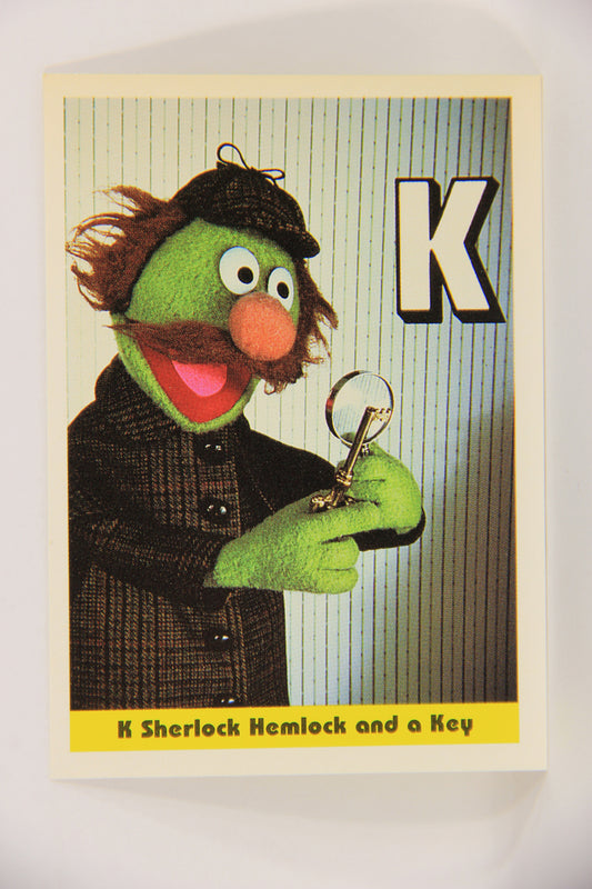 Sesame Street TV Show 1992 Card #29 K Sherlock Hemlock And A Key ENG L020652