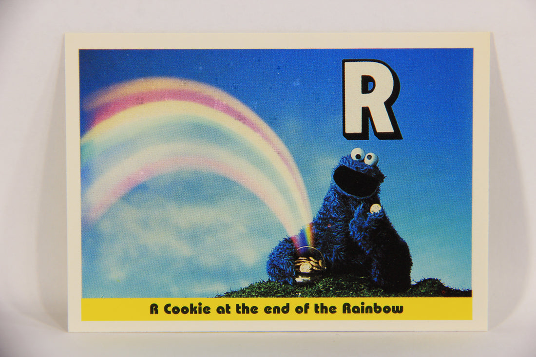 Sesame Street TV Show 1992 Card #34 R Cookie At The End Of The Rainbow ENG L020657