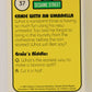 Sesame Street TV Show 1992 Trading Card #37 U Ernie With An Umbrella ENG L020660