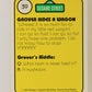 Sesame Street TV Show 1992 Trading Card #39 W Grover Riding A Wagon ENG L020662
