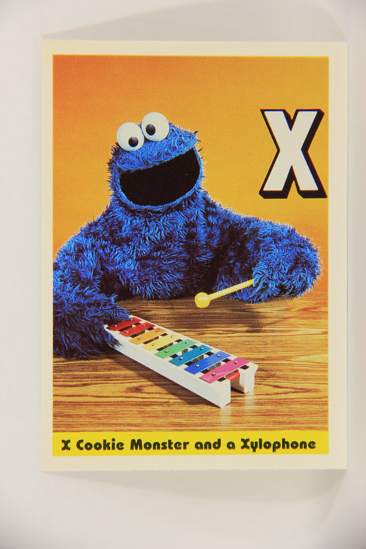 Sesame Street TV Show 1992 Card #40 X Cookie Monster And A Xylophone ENG L020663