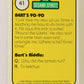 Sesame Street TV Show 1992 Trading Card #41 Y Bert With A Yo-Yo ENG Canada L020664