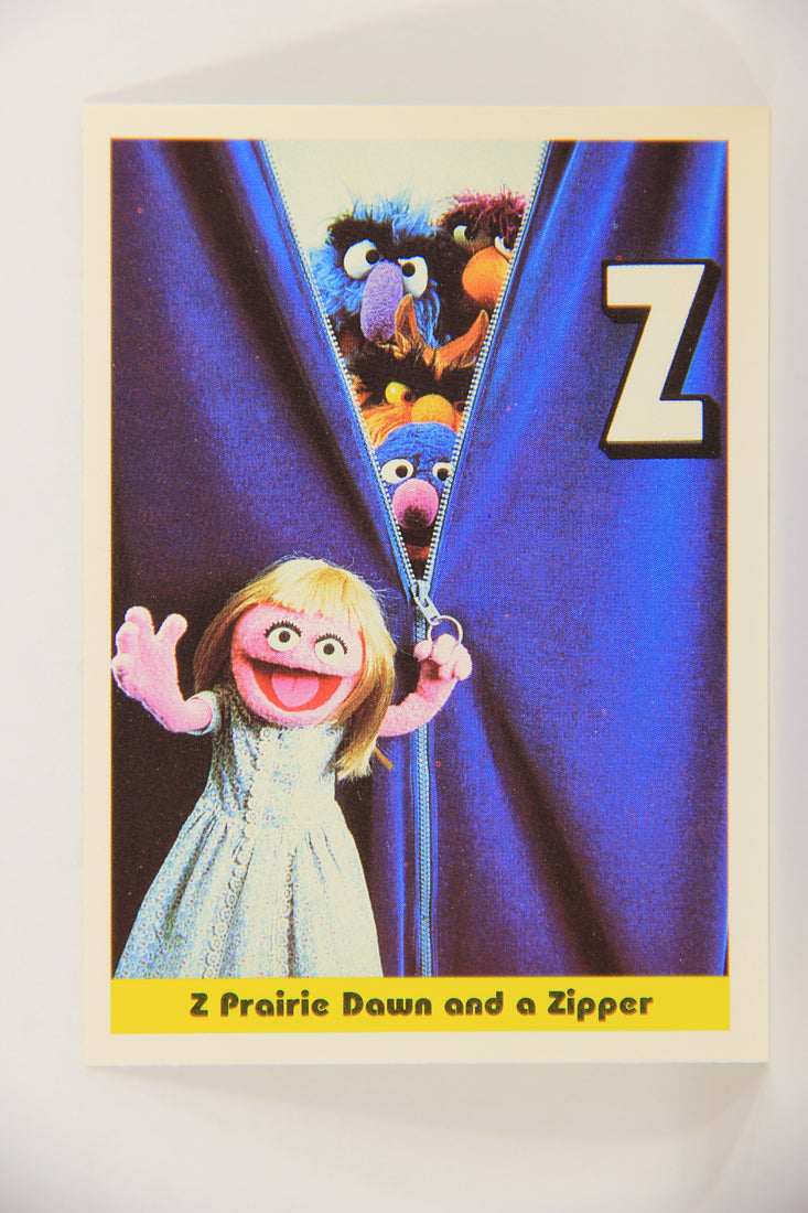 Sesame Street TV Show 1992 Trading Card #42 Z Prairie Dawn And A Zipper ENG L020665