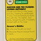Sesame Street TV Show 1992 Card #44 Grover And Butterflies Love Flowers ENG L020667