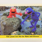 Sesame Street TV Show 1992 Card #48 Tide Pools Are Fun For Elmo And Grover L020671