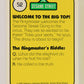 Sesame Street TV Show 1992 Card #52 The Ringmaster Welcomes Them To The Big Top L020675