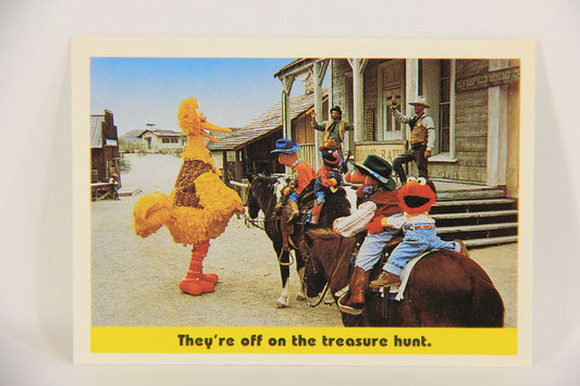 Seasame Street TV Show 1992 Trading Card #61 They're Off On The Treasure Hunt L020684