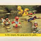 Seasame Street TV Show 1992 Card #64 In The Canyon The Gang Pans For Gold L020687