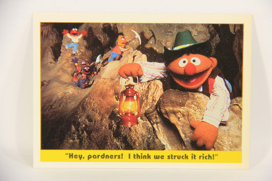 Seasame Street TV Show 1992 Card #66 Hey Pardners I Think We Struck It Rich ENG L020689
