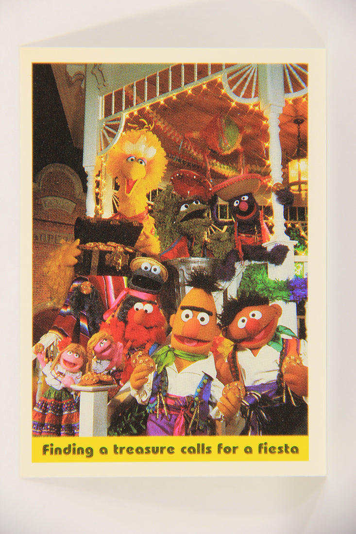 Seasame Street TV Show 1992 Card #67 Finding A Treasure Calls For A Fiesta ENG L020690