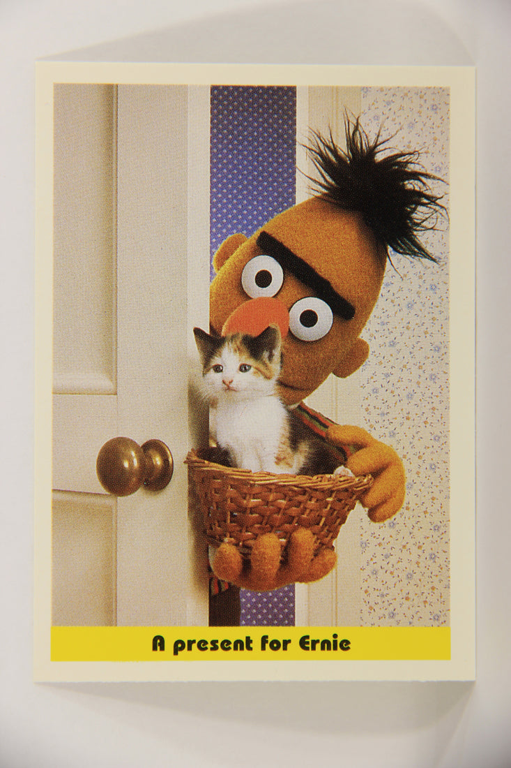 Seasame Street TV Show 1992 Trading Card #68 A Present For Ernie ENG Canada L020691