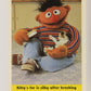 Seasame Street TV Show 1992 Card #70 Kitty's Fur Is Silky After Brushing ENG L020693