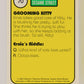Seasame Street TV Show 1992 Card #70 Kitty's Fur Is Silky After Brushing ENG L020693
