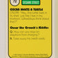 Seasame Street TV Show 1992 Card #72 Oscar Says Is Your Shell Like A Can ENG L020695