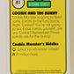 Seasame Street TV Show 1992 Card #81 It's Time To Feed Bunny Mm Good Carrot L020704