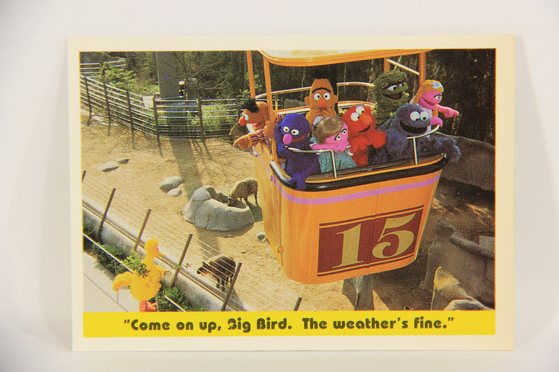 Seasame Street TV Show 1992 Card #83 Come On Up Big Bird The Weather's Fine L020706