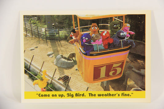 Sesame Street TV Show 1992 Card #83 Come On Up Big Bird The Weather's Fine L020706