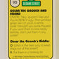 Seasame Street TV Show 1992 Card #90 Oscar Loves His Green Friend The Iguana L020713