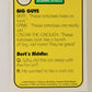 Seasame Street TV Show 1992 Card #91 The Tortoise Lives On Land Says Bert ENG L020714