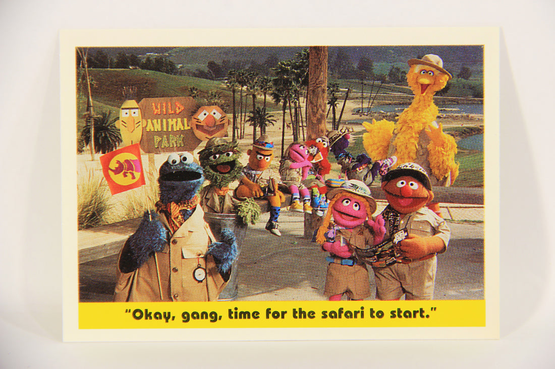 Seasame Street TV Show 1992 Card #95 Okay Gang Time For The Safari To Start L020719