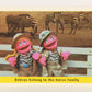Seasame Street TV Show 1992 Card #97 Zebras Belong To The Horse Family ENG L020721