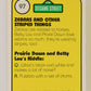 Seasame Street TV Show 1992 Card #97 Zebras Belong To The Horse Family ENG L020721
