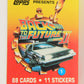 Back To The Future II 1989 Trading Card #1 The Return of Marty McFly - Title Card L020728
