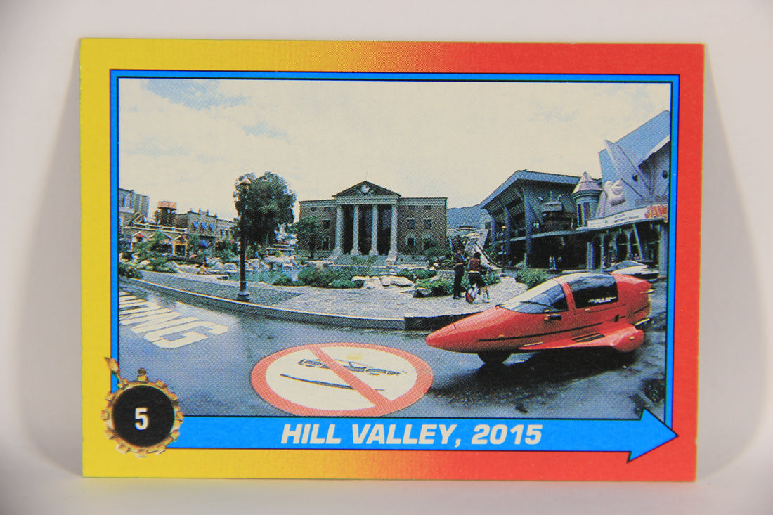 Back To The Future II 1989 Trading Card #5 Hill Valley 2015 L020731