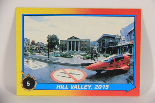 Back To The Future II 1989 Trading Card #5 Hill Valley 2015 L020731