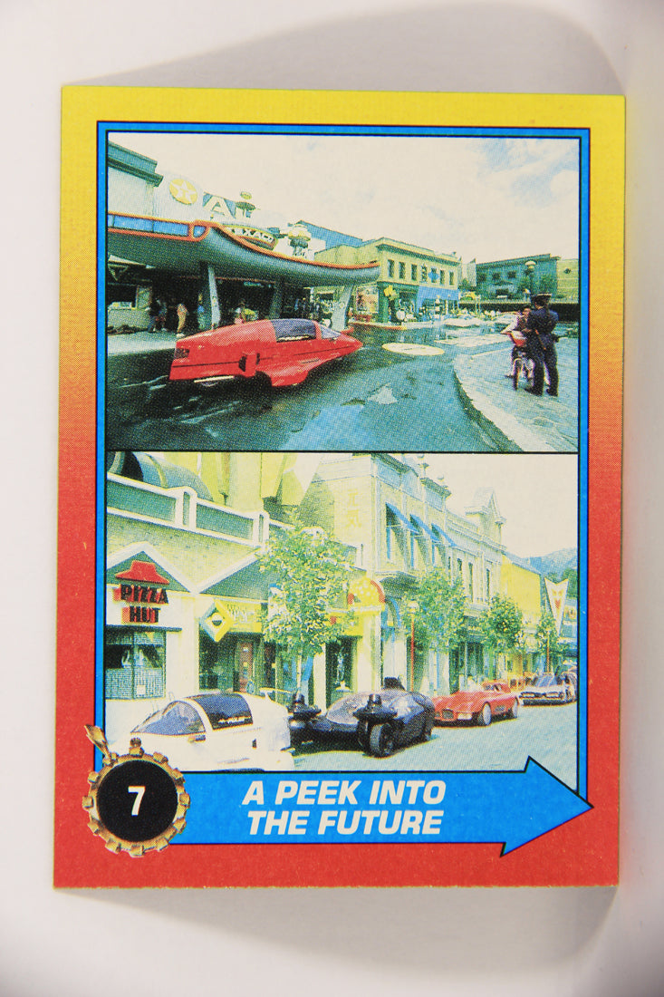 Back To The Future II 1989 Trading Card #7 A Peek Into The Future L020732