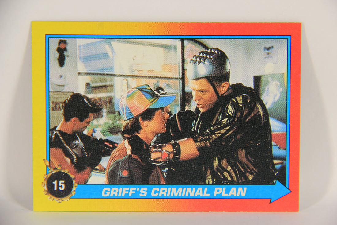 Back To The Future II 1989 Trading Card #15 Griff's Criminal Plan L020735