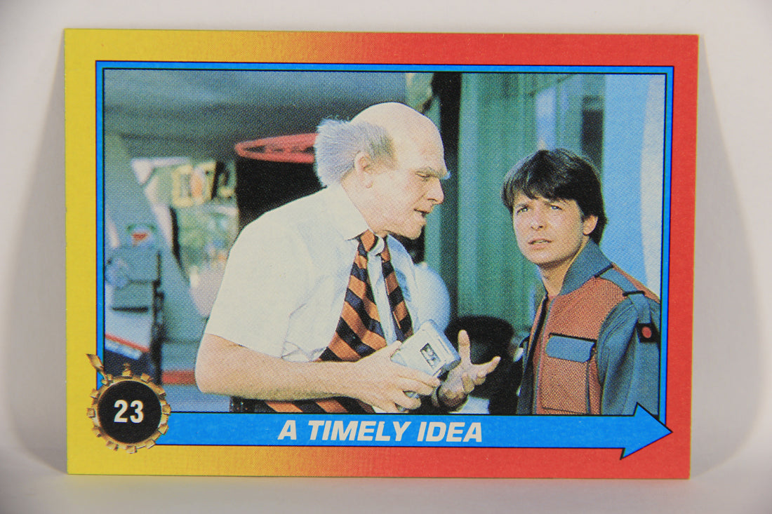 Back To The Future II 1989 Trading Card #23 A Timely Idea L020737