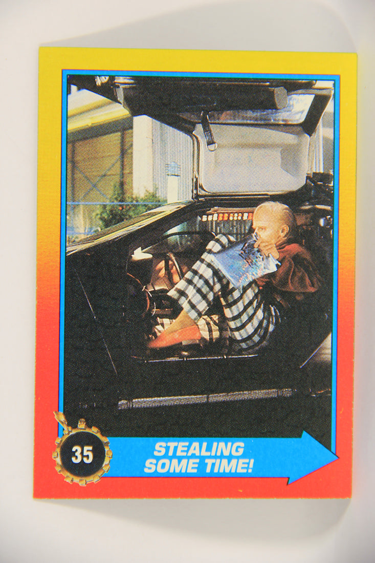 Back To The Future II 1989 Trading Card #35 Stealing Some Time L020743