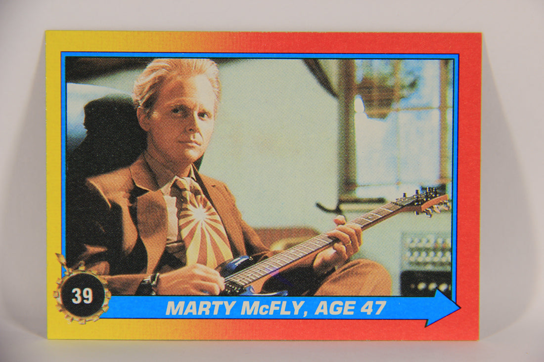 Back To The Future II 1989 Trading Card #39 Marty McFly Age 47 L020744
