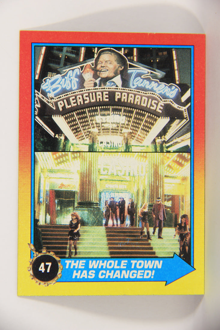 Back To The Future II 1989 Trading Card #47 The Whole Town Has Changed L020747